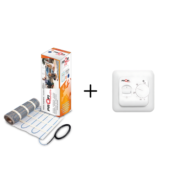 Нагревательный мат Profitherm Eko Twin Mat · 14 м² · 2205 Вт